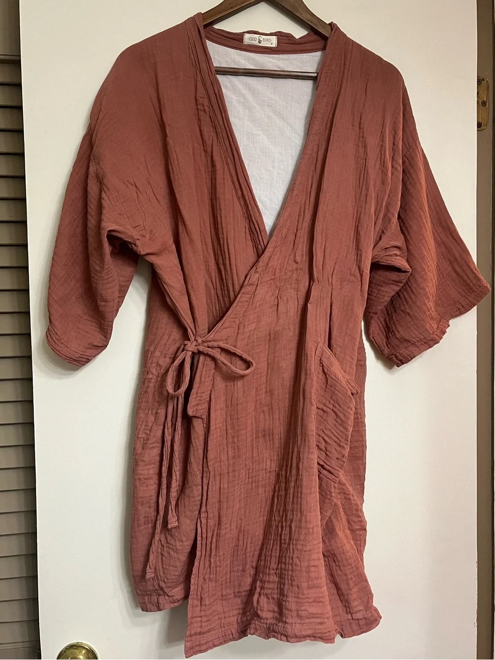 Oddbird Selin sleep/play dress 100% Turkish Cotton Canyon Rose